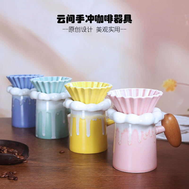 Genuine design coffee origami for office, set