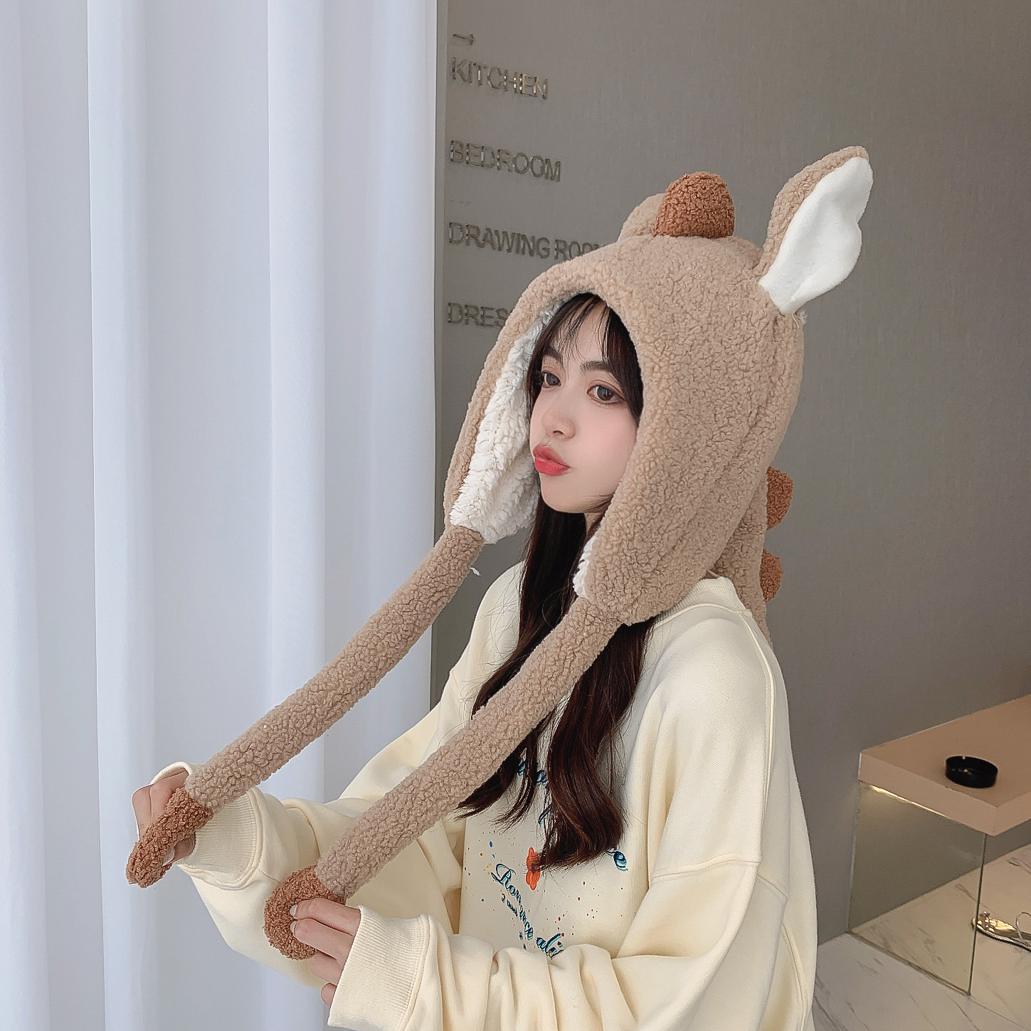 Korean Dinosaur Hat And Scarf One-piece Wholesale Nihaojewelry display picture 6