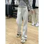 松弛运动美式秋冬阔腿裤