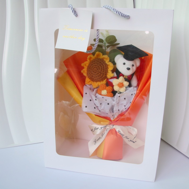 50g Weight Crochet Flowers Home Textiles & Decor Type Soap Flower Event & Party Supplies 1 Piece Quantity Holiday, Festival Occasion Flower Pattern Simple Style, Classic Style Style Simple Style Classic Style Flower Crochet Flowers Artificial Flowers 9