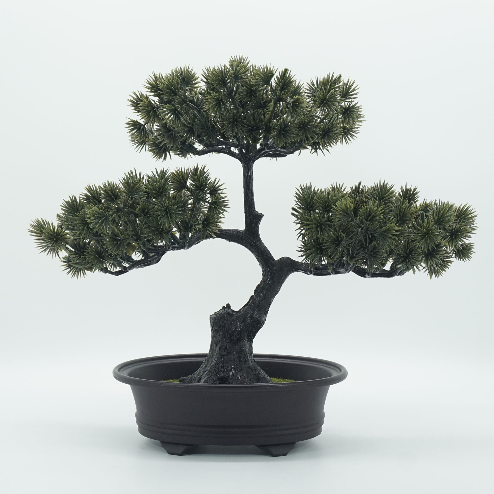 Artificial bienvenida Pino bonsai nuevo de larga vida Pino bonsai decoración vino gabinete decoración de escritorio flor artificial al por mayor