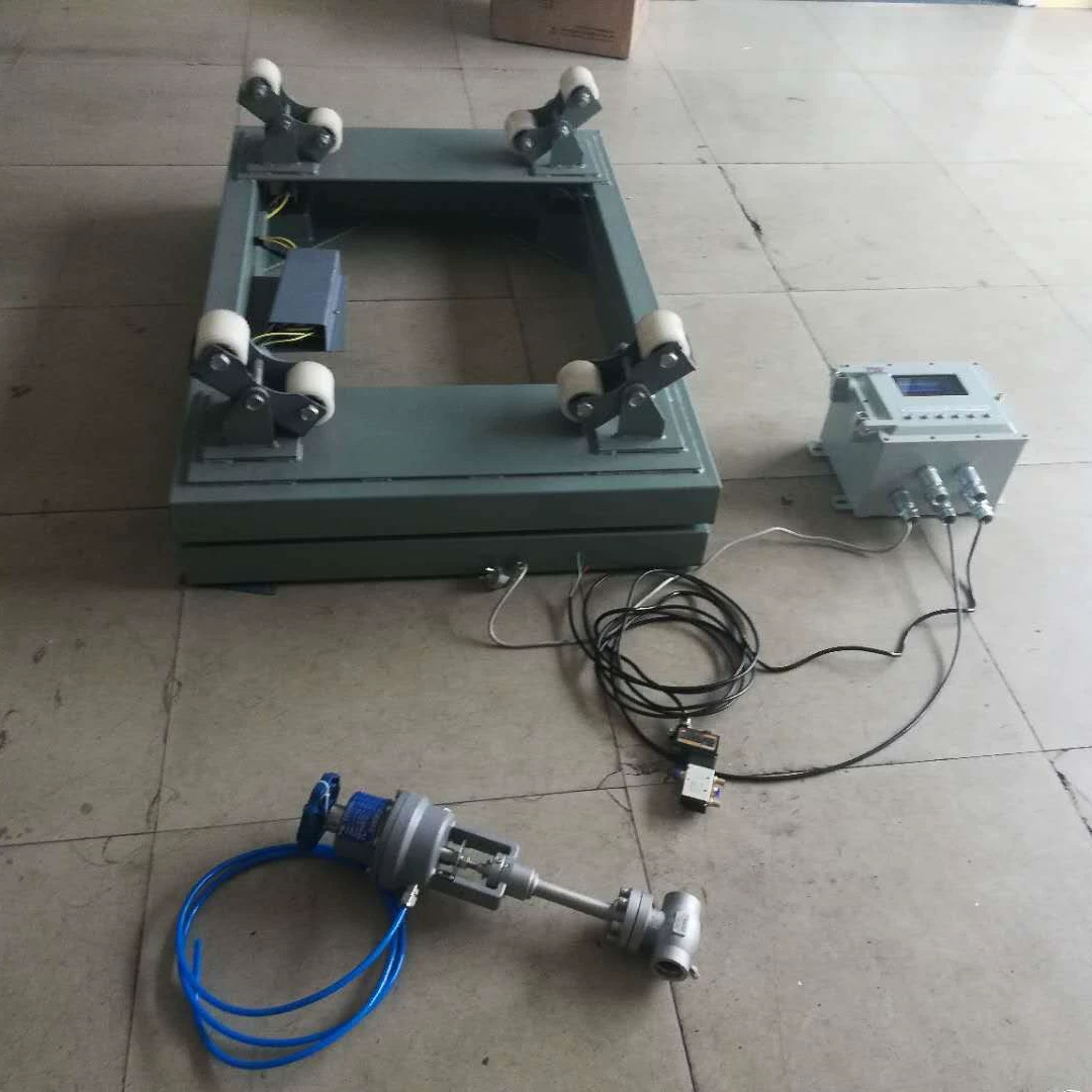 Весы напольные цилиндрические взрывозащищенные с цифровым дисплеем, выходным сигналом 4-20 мА, для измерения веса до 3000 кг/500 г