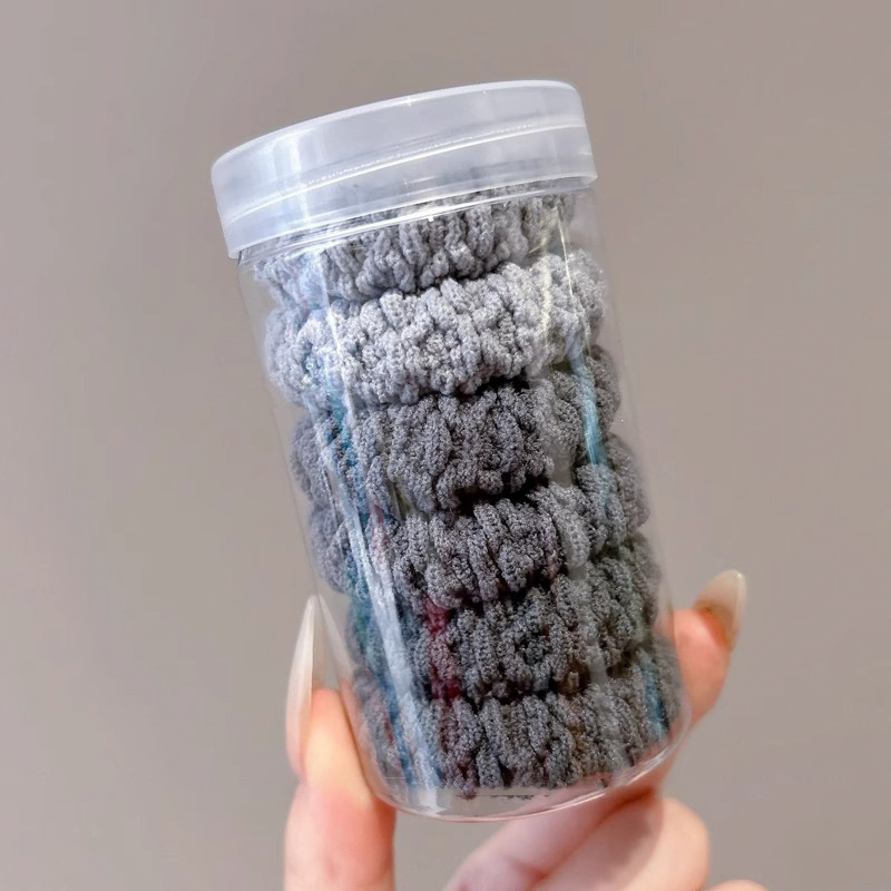 Toalla coreana anillo de cabello de mujer alta elástica correa de correa durable cabello de cabello de adultos de cola de caballo alta cabello de cabello de cabello