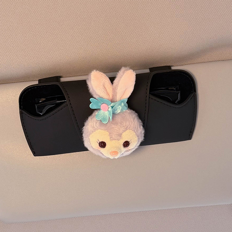 2025 New Car Glasses Case, Car Sunglasses Case, Storage Sun Visor, Cute Glasses Clip, High-End Female