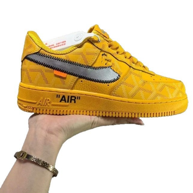 Explosión de la Fuerza Aérea No. 1 pequeño gancho nuevo gris pálido de tendencia baja para hombres y mujeres zapatos deportivos casuales de moda