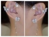 Ear clips, fashionable universal earrings, simple and elegant design, no pierced ears