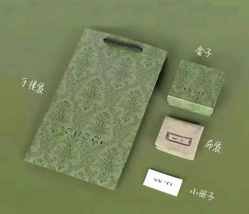 高バージョン Gujia リング Gucci レトロ オールド メンズ レディース リング カップル モデル ダブル G ストライプ エナメル 中空デイジー|undefined