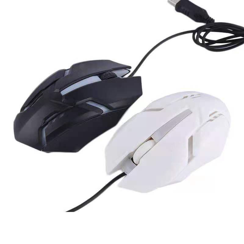 X1 ratón luminoso cable colorido respiración juego de ratón de juego de juego de oficina ventas al por mayor comercio exterior transfronterizo