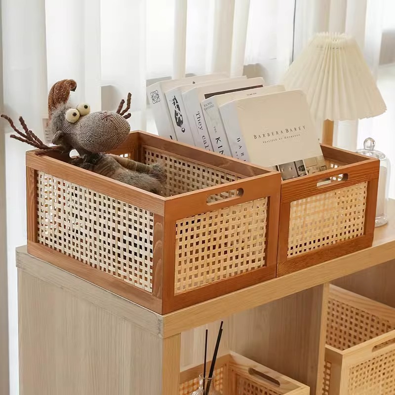 Boîte de rangement pliable en tissu pour organisation maison_voghion.com