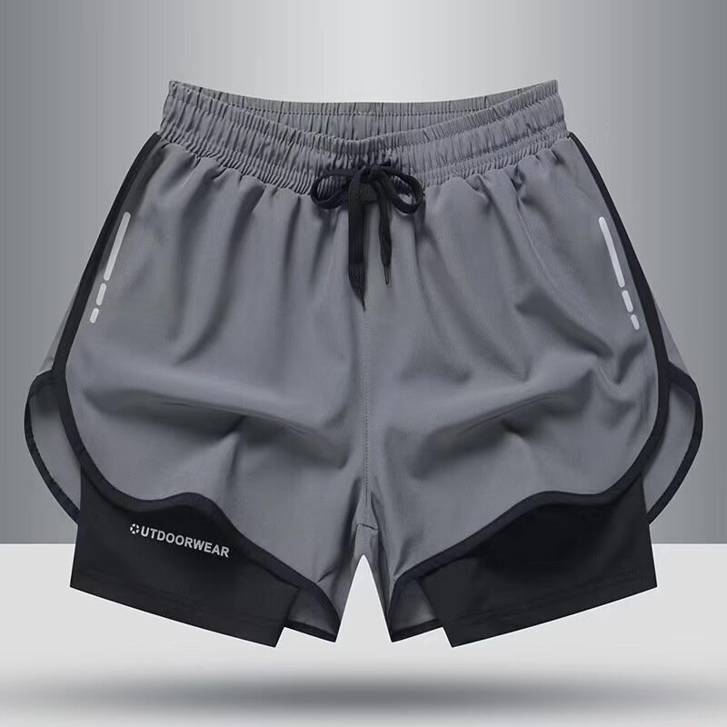 Ice Silk Three-Quarter Sports Pants for Men, Summer Outdoor Fitness Quick-Dry Running Basketball Training Shorts, Swimming Shorts Ice Silk Three-Quarter Sports Pants for Men, Summer Outdoor Fitness Quick-Dry Running Basketball Training Shorts, Swimming Shorts