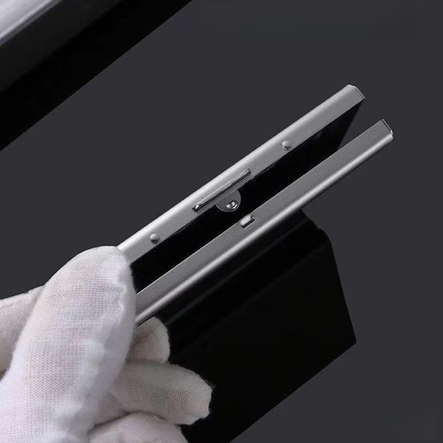 Stainless steel bank card credit card holder metal card case accordion card case business card holder card case