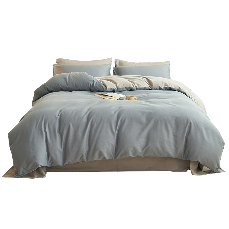 100% algodón de cama de cuatro piezas set2025 nueva ropa de cama sábanas cubierta cubierta dormitorio tres piezas set cama gaza