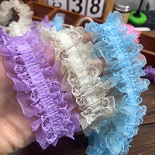 高档4cm蕾丝花边辅料织带洛丽塔衣服服装下摆接长diy材料丝带布料