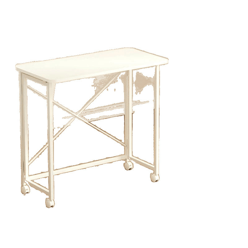 Escritorio de estudio plegable móvil de metal ligero y simple