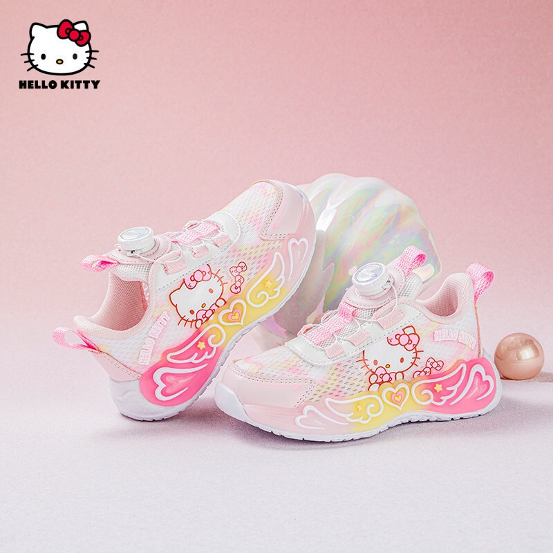 Authentic Hello Kitty Children's Shoes, Girls' Sneakers, New Spring Model, Children's Light-Up Shoes, Kuromi Flashing Shoes, Trendy Authentic Hello Kitty Children's Shoes, Girls' Sneakers, New Spring Model, Children's Light-Up Shoes, Kuromi Flashing Shoes, Trendy