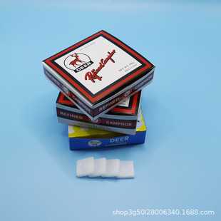Factory Oem Natural Camphor Block Deer Brand Deer Pure Camphor Tablet Camphor Tablets Insect Repellent Camphor Balls