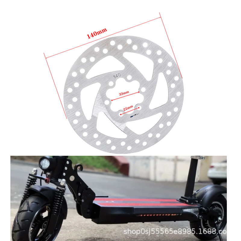 Bicycle Disc Brake Pads Electric Vehicle Foldableing Driving Electric Scooter Brake Disc Brake Disc 140mm