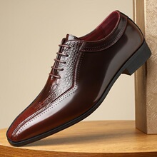 Q 34230 Men's Classic Pointed Toe Business Shoes ��ͷƤЬ