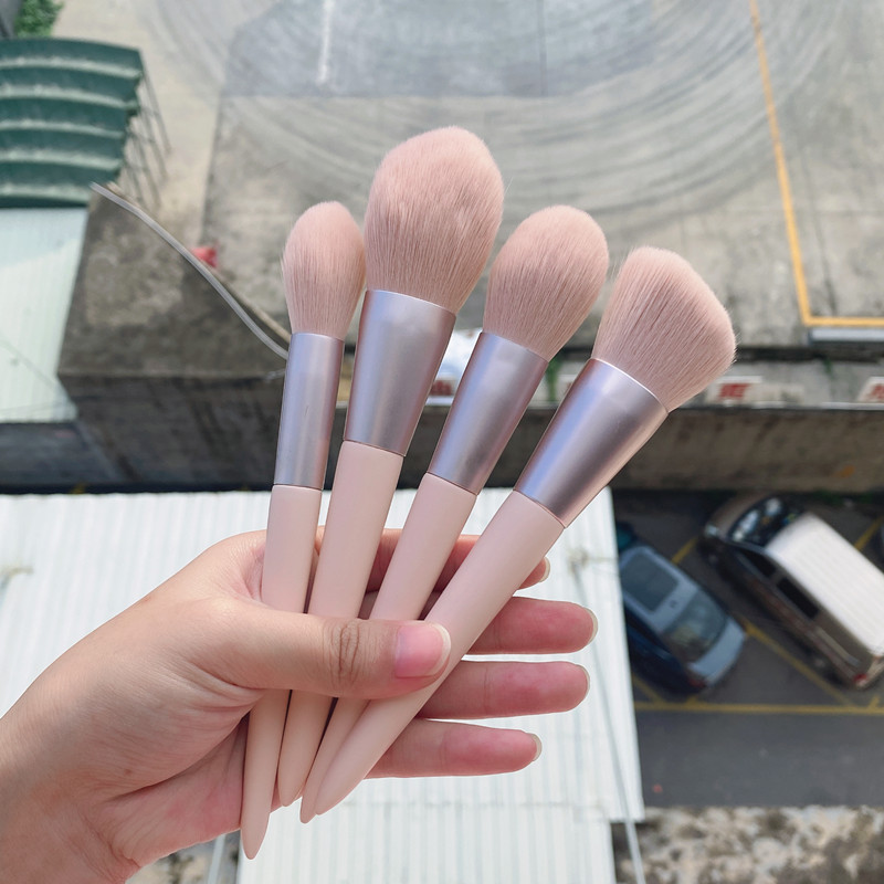 Nuevo producto con regalo: Set de 11 brochas de maquillaje Fei Zi Xiao color rosa, 11 brochas de maquillaje, herramientas de belleza en stock.