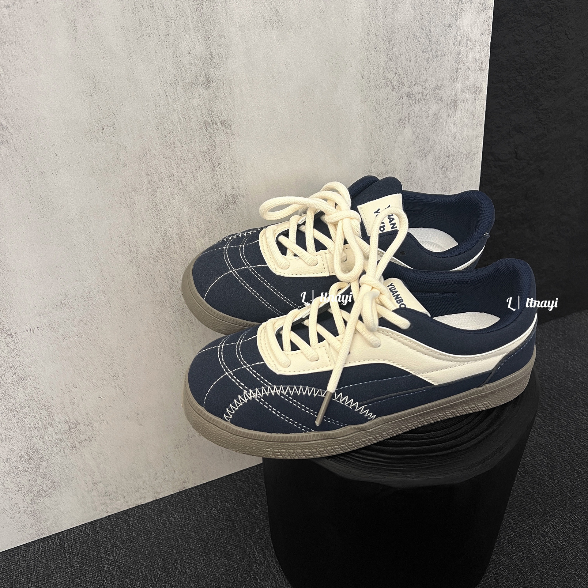 El Lin Yi| 25ss primavera nueva suela delgada ligera casual zapatos de entrenamiento alemán de colores deportivos pequeños zapatos de moda de mujeres