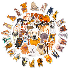 50张狗狗贴纸贵宾犬写实贴纸泰迪狗etsy亚马逊dog田园犬个性贴画