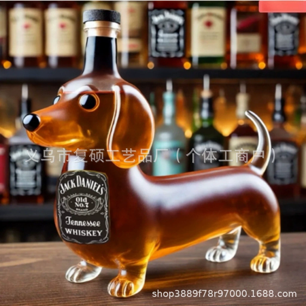 Новый продукт для трансграничной торговли: Бутылка для виски с изображением таксы