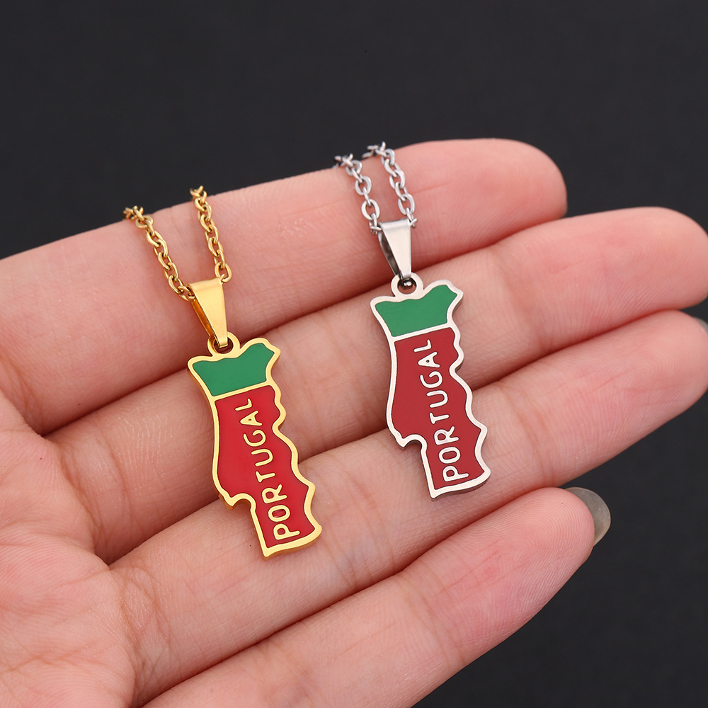 1 Piece Fashion Letter Stainless Steel Plating Pendant Necklace_colorza_9