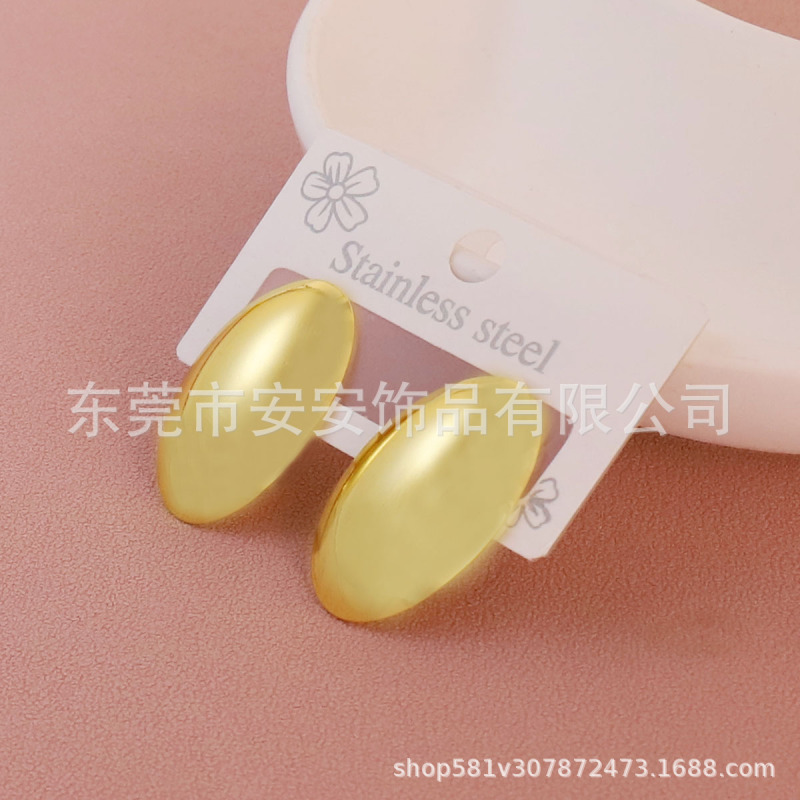 复古法式经典图案爱心耳钉约会礼物优雅轻奢高级感简约钛钢饰品女|undefined