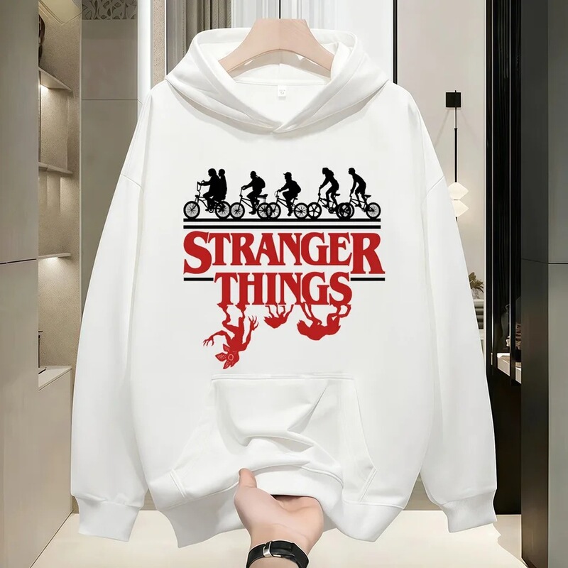 Cross-Border American Tv Series 2026 New Arrival Hoodie Stranger Things Monster Print for Adults, Children, and Couples Cross-Border American Tv Series 2026 New Arrival Hoodie Stranger Things Monster Print for Adults, Children, and Couples