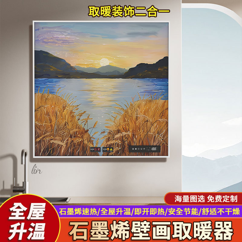 Wholesale High-Temperature Far-Infrared Graphene Electric Heater for Home and Commercial Use, Wall-Mounted Radiator, Fast Heating, Energy-Saving Electric Heater