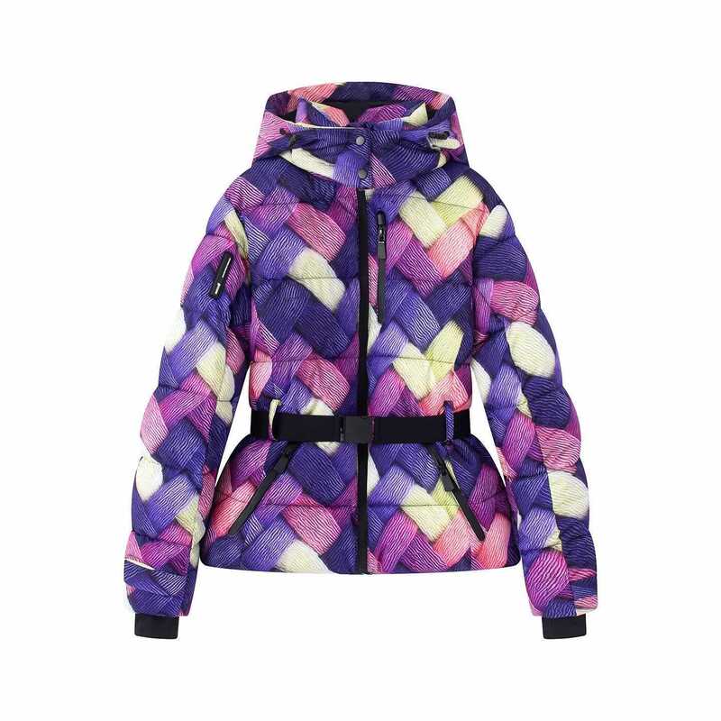 Cross-Border Export Women's Autumn and Winter European and American Style Fashionable Camouflage down Cotton Ski Wear Warm Jacket Jacket