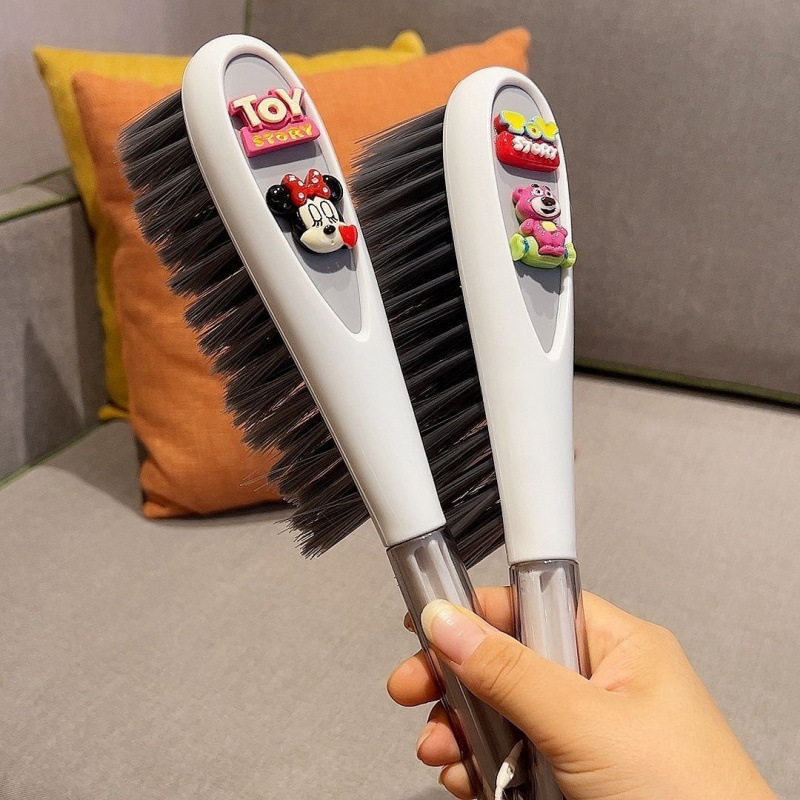 Household Bed Sweeping Brush Carpet Bed Cleaning Artifact Internet Celebrity Broom Brush Long Handle Soft Hair Bedroom Dust Brush