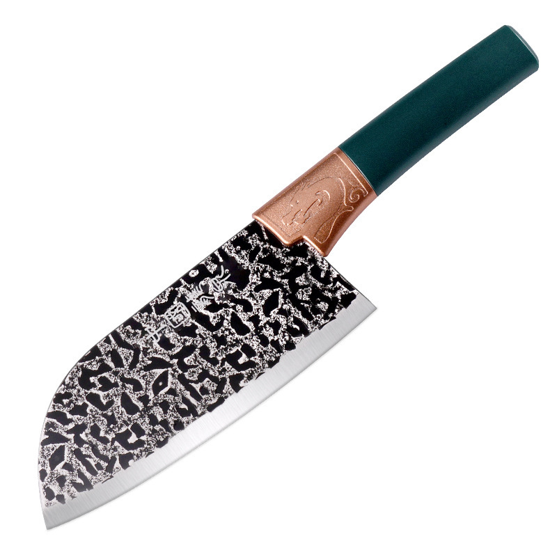 Cuchillos de cocina cuchillo de cocina doméstico de cocinero cortador de cortes cuchillo de cocina de cabeza redonda súper rápido cortador de carne pequeño afilado image 5