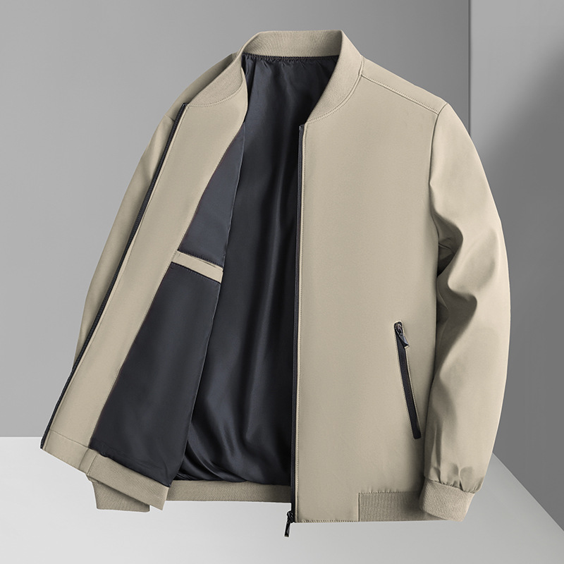 Chaqueta ejecutiva de hombre primavera y otoño nuevo estilo casual de mediana edad, chaqueta de negocios de papá, chaqueta de hombre