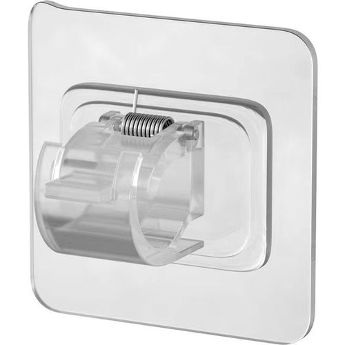 Curtain rod hook hanging hook buckle towel rod punch-free curtain rod fixed clip wall sticky hook curtain rod hook creative