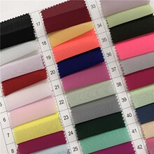 100D高密雪纺梭织布料128个颜色现货供应厂家直销时尚面料M819009