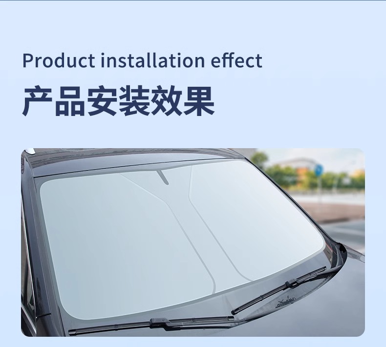 Suitable for Byd Qin/Han/Song Plusdmi/Dolphin Seagull Yuan Tang Car Sun Protection and Heat Insulation Curtain Sunshade Front