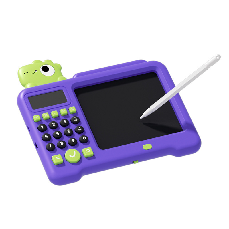 Tableta educativa infantil 2 en 1 con escritura LCD y aprendizaje sonoro, juguete didáctico Montessori