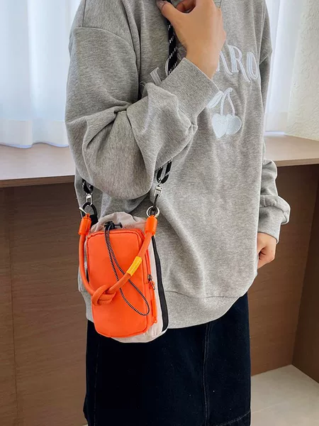 Outdoor Lightweight and Simple Mountaineering Small Bag 2026 New Nylon Handbag Mobile Phone Bag Water Cup Bag Crossbody Bag