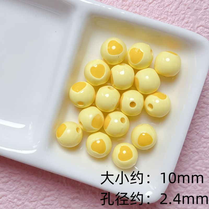カード 10 アクリルペイントオイル滴下 2 色ラブビーズルースビーズ diy 手作りブレスレットネックレス素材ジュエリーアクセサリー|undefined