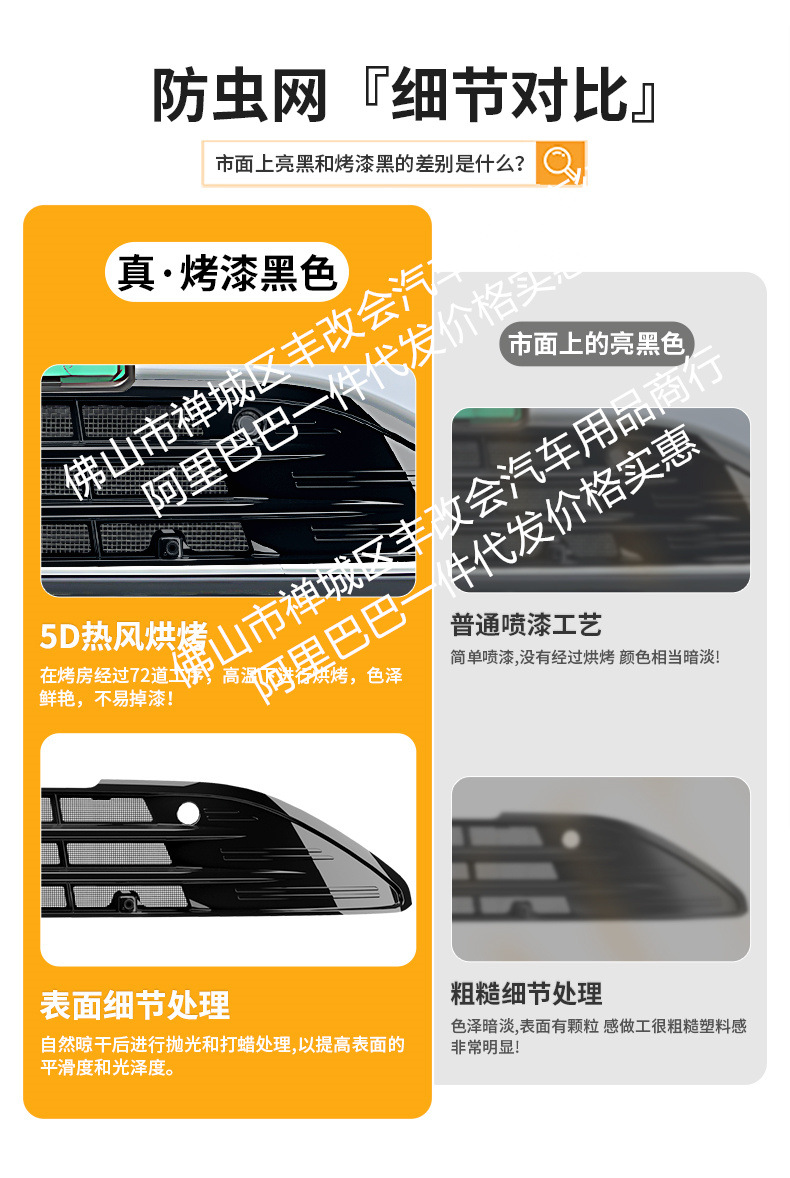 Suitable for Leapmotor C11 Integrated Welded Car Insect-Proof Net Front Grille Special Modification Decorative Strip Accessories