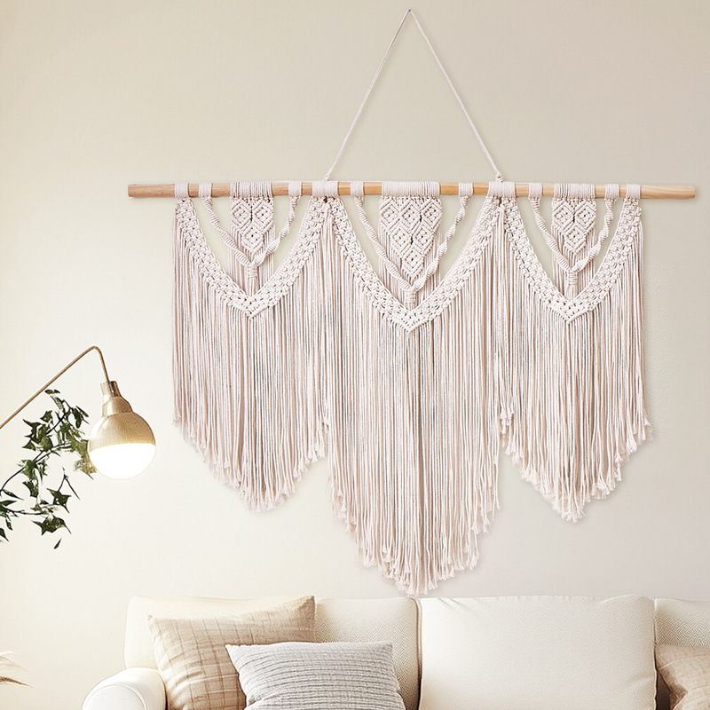 Tassel Tapestry Door Curtain Partition Bohemian B&B Tapestry Room Wall Home Decoration Wall Decoration Chinoiserie