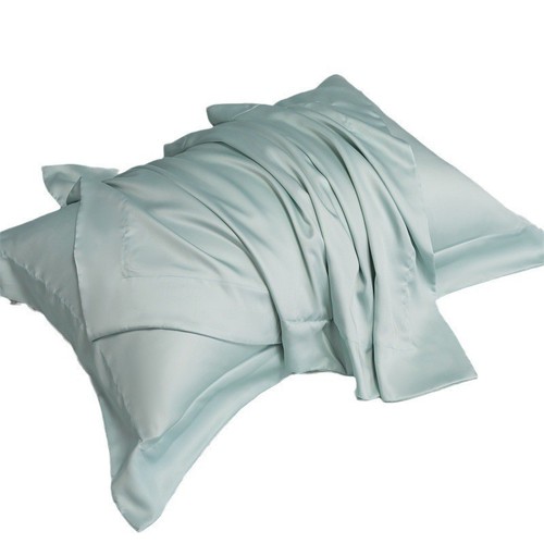 Silk Pillowcase Set for Hotels, Cool Sensation Ice Silk Pillowcases 48x74cm, Mulberry Silk Pillowcases