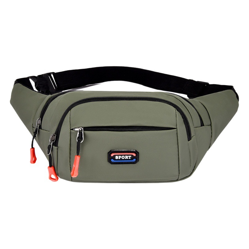 Pocket Men's and Women's Multifunctional Large Capacity Waterproof Pocket Business Collection Storage Bag Site Work Mobile Phone Bag Chest Bag