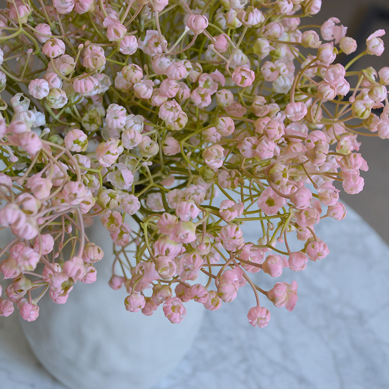  fake flower bouquets with baby's breath and bouquets wedding floral home photography props_voghion.com