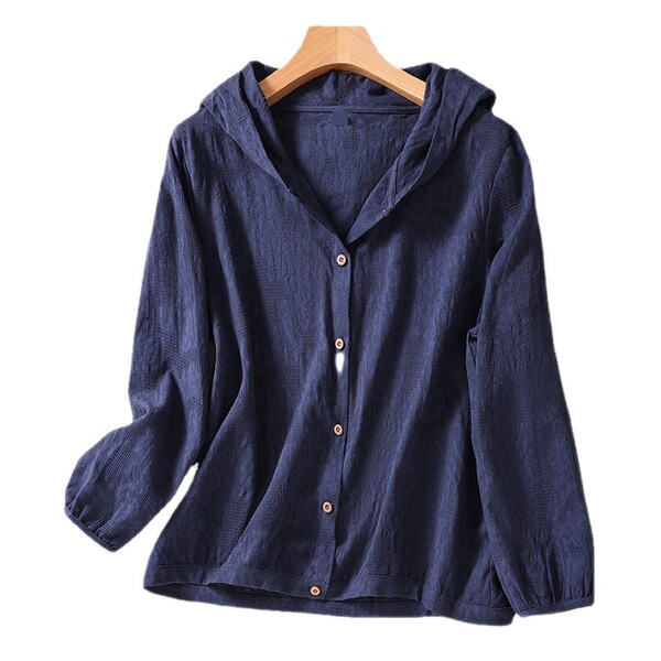 Solid color autumn demi-season shirt
