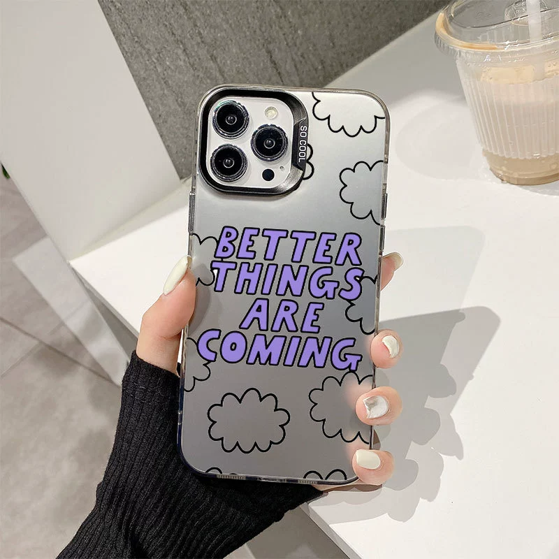 Apple, мультяшный совместимый чехол с буквами Pro, iPhone15, защитный чехол, защита от падений