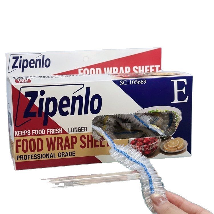 Zipenlo 高压一次性保鲜膜套食品级家用保鲜罩弹力伸缩批发代发
