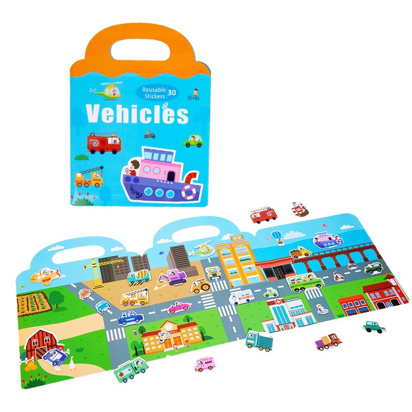 Niños de madera 6 rompecabezas magnético de los niños iluminación cognitiva tranquila Sentido Común libro rompecabezas educación temprana empalme Juguetes image 1