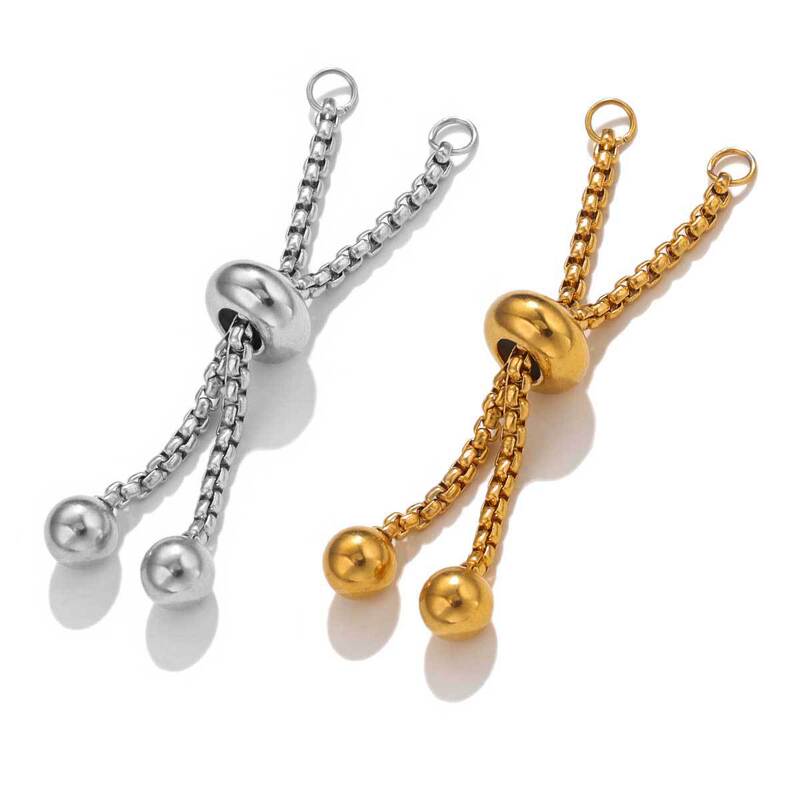 Stainless steel adjustable ring accessories 45mm50mm pull-out ring accessories telescopic rubber ring ring